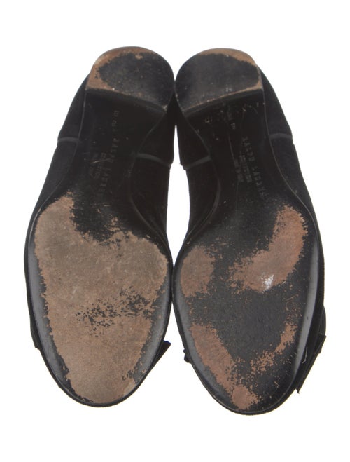 Ralph Lauren Collection Velvet Bow Accents Ballet Flats