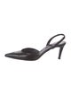 Ralph Lauren Collection Leather Slingback Pumps