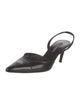 Ralph Lauren Collection Leather Slingback Pumps