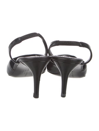 Ralph Lauren Collection Leather Slingback Pumps