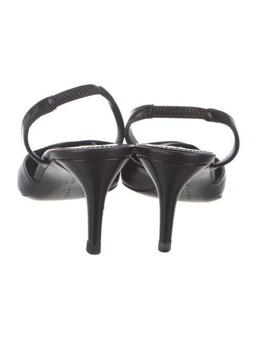 Ralph Lauren Collection Leather Slingback Pumps