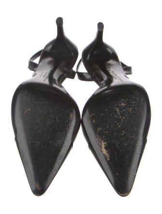 Ralph Lauren Collection Leather Slingback Pumps