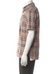 RRL & Co. Plaid Print Short Sleeve Shirt