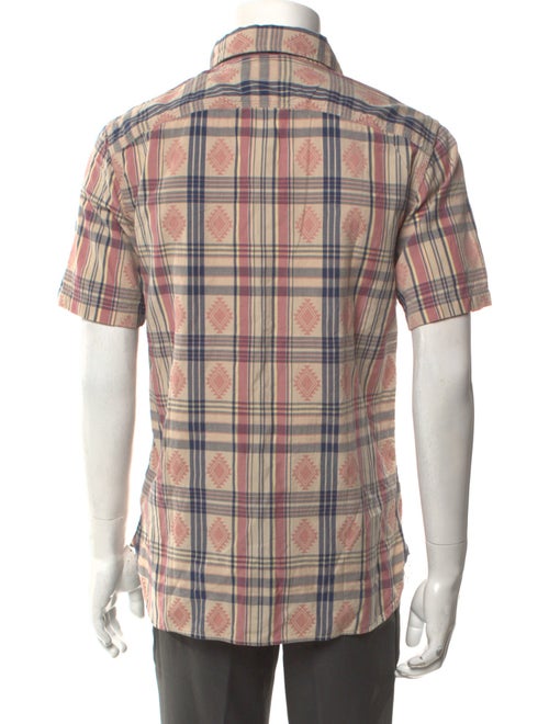 RRL & Co. Plaid Print Short Sleeve Shirt