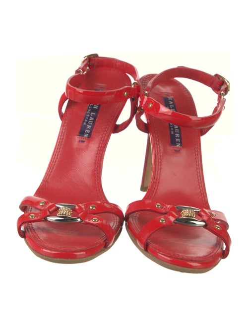 Ralph Lauren Collection Patent Leather Sandals