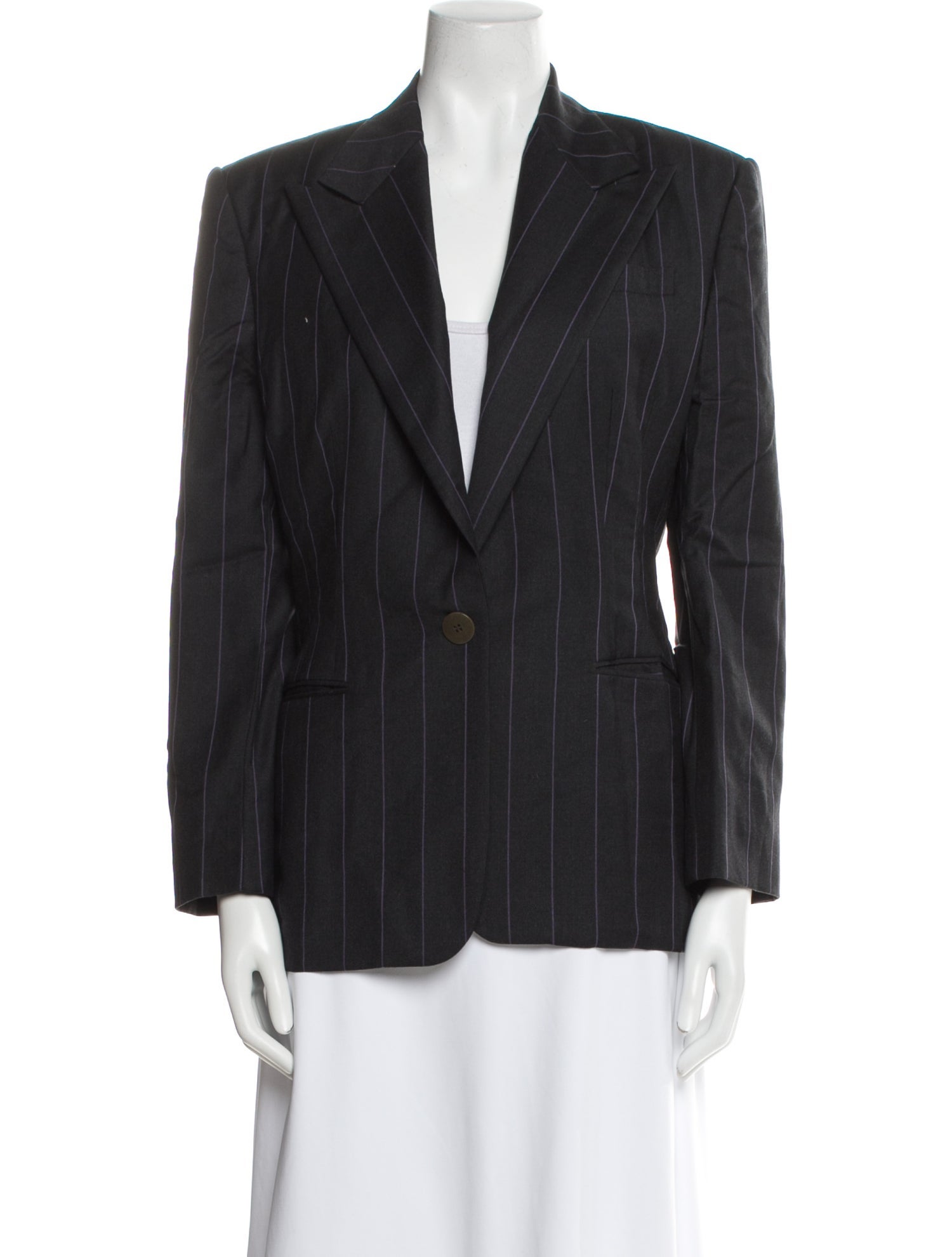 Ralph Lauren Collection Wool Striped Blazer