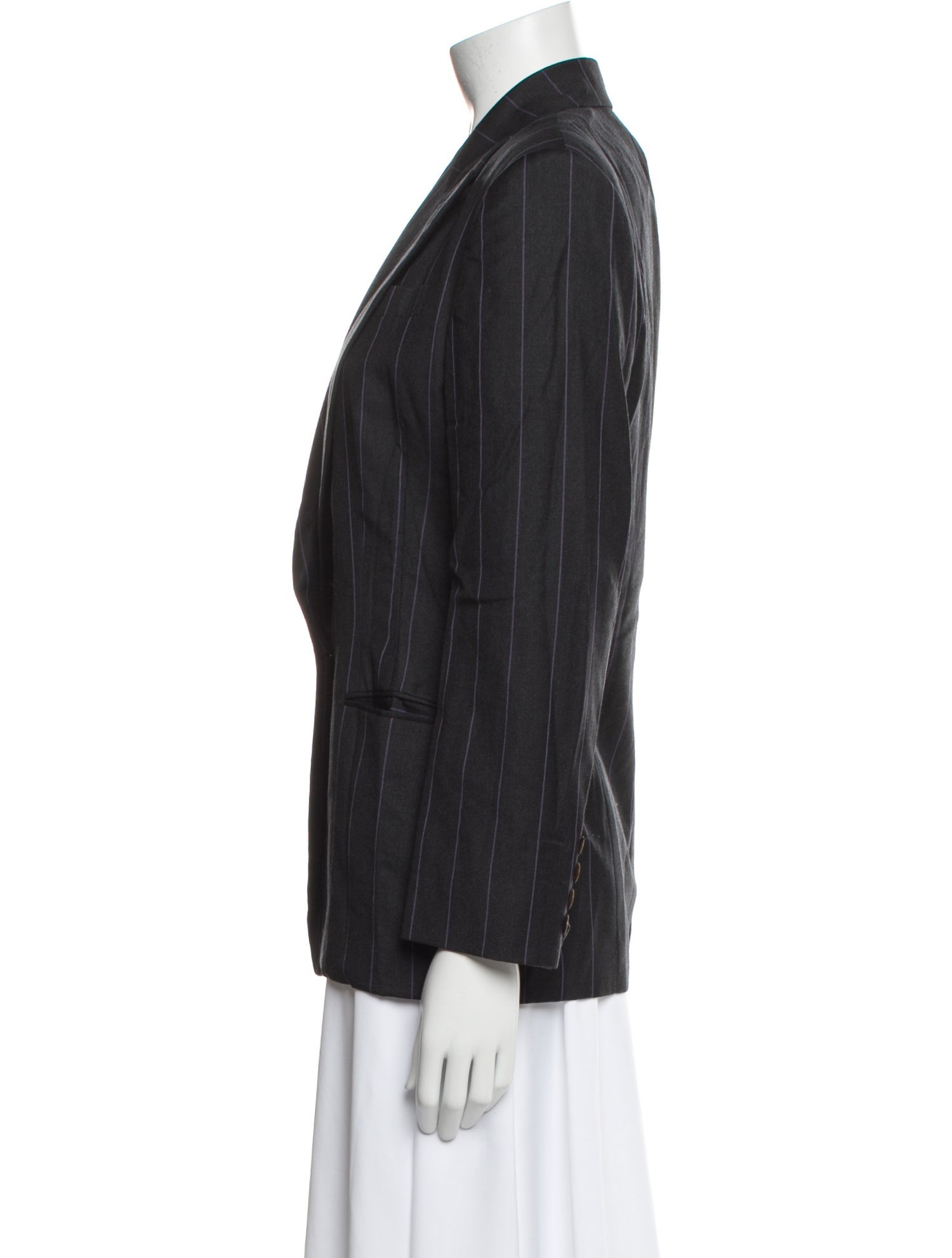 Ralph Lauren Collection Wool Striped Blazer