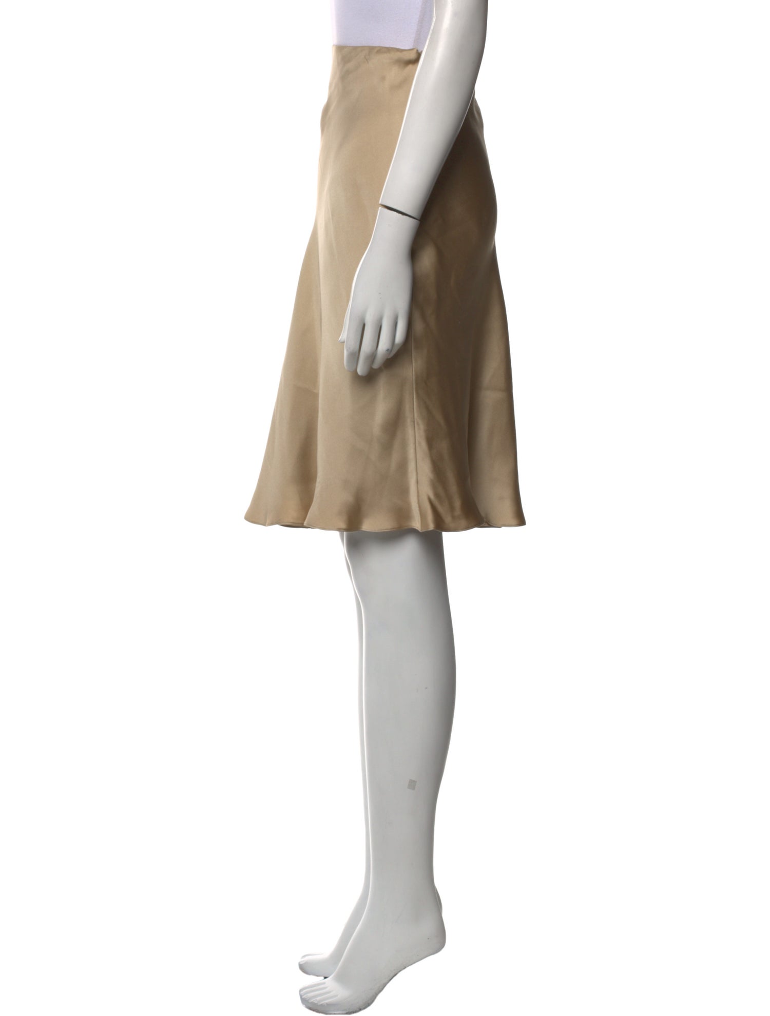 Ralph Lauren Collection Silk Knee-Length Skirt