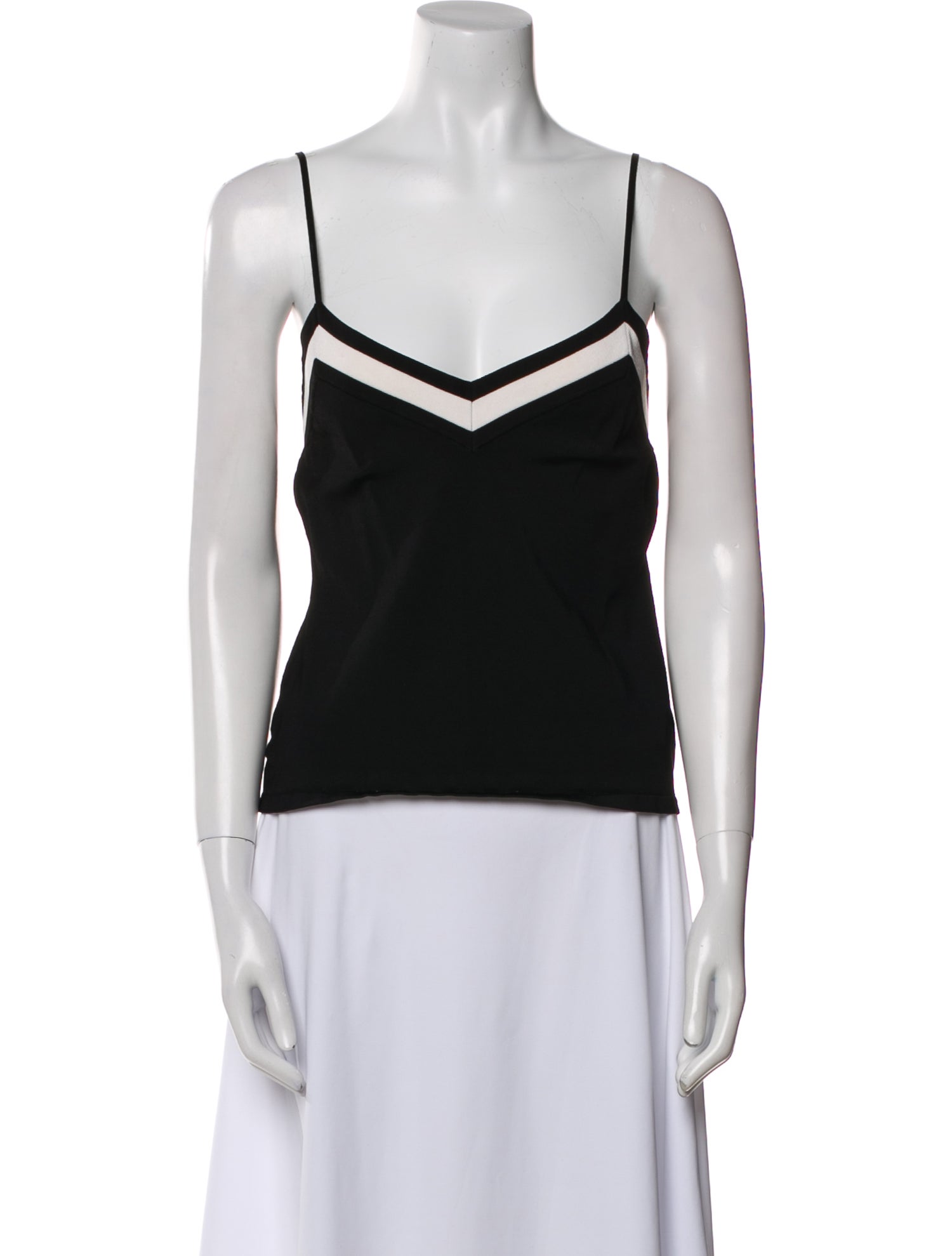 Ralph Lauren Collection V-Neck Sleeveless Top