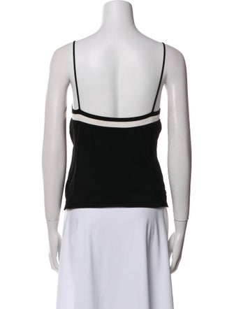 Ralph Lauren Collection V-Neck Sleeveless Top