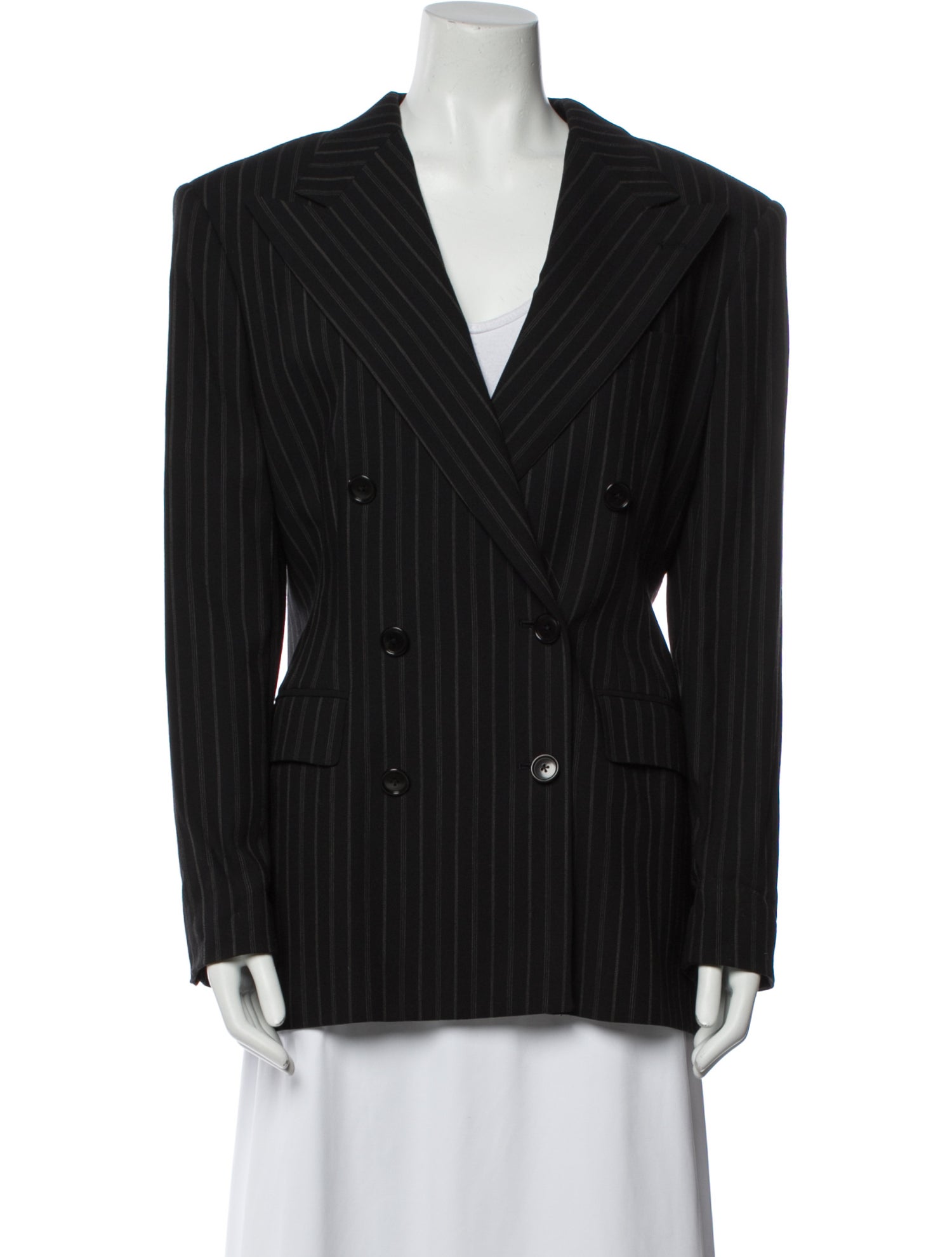 Ralph Lauren Collection Wool Striped Blazer