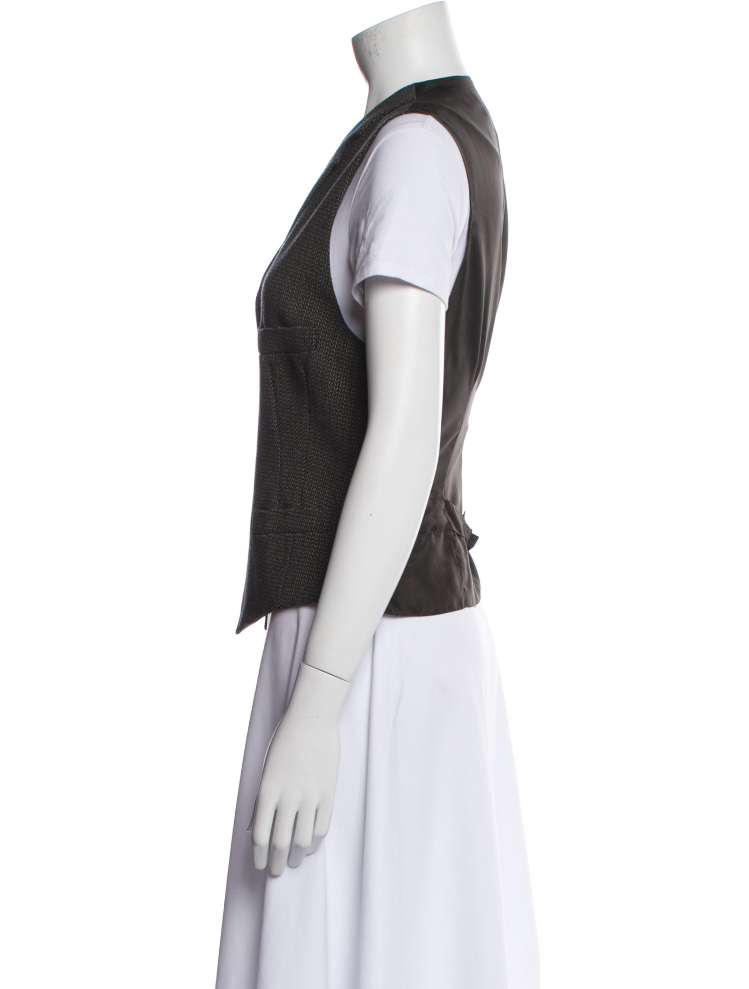 Ralph Lauren Collection Wool Striped Vest