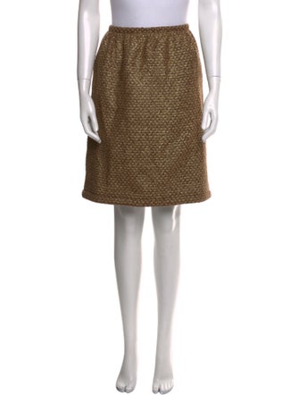 Ralph Lauren Collection Wool Knee-Length Skirt