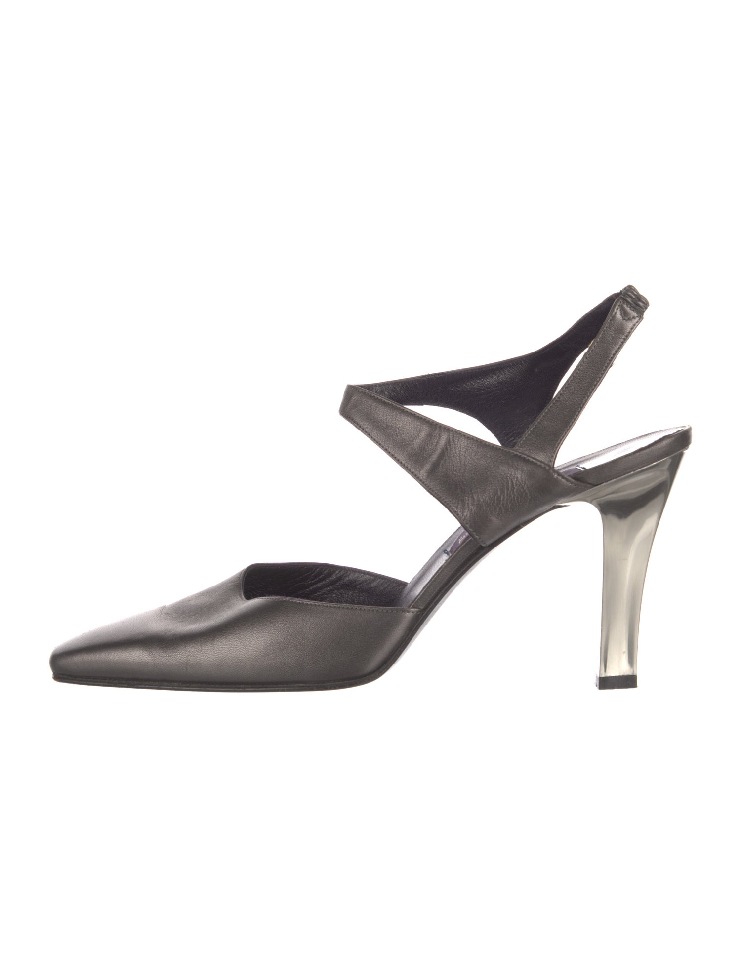 Ralph Lauren Collection Leather Slingback Pumps