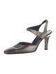 Ralph Lauren Collection Leather Slingback Pumps