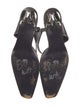 Ralph Lauren Collection Leather Slingback Pumps