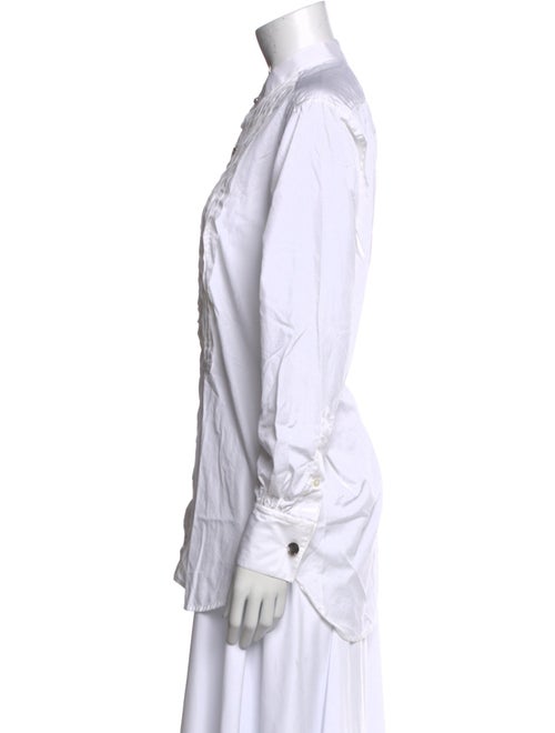 Ralph Lauren Collection Long Sleeve Button-Up Top