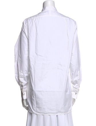 Ralph Lauren Collection Long Sleeve Button-Up Top