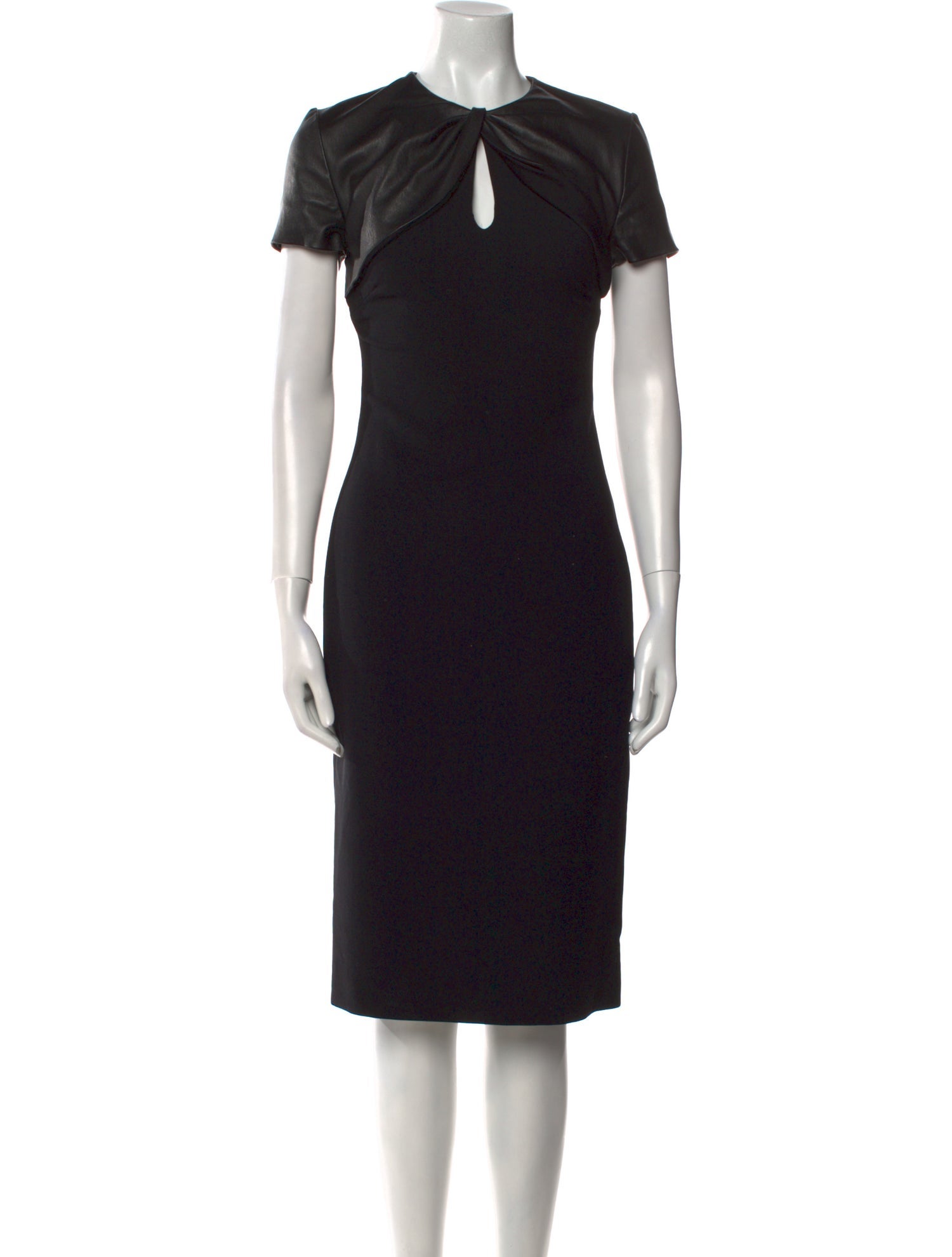 Ralph Lauren Collection Wool Midi Length Dress
