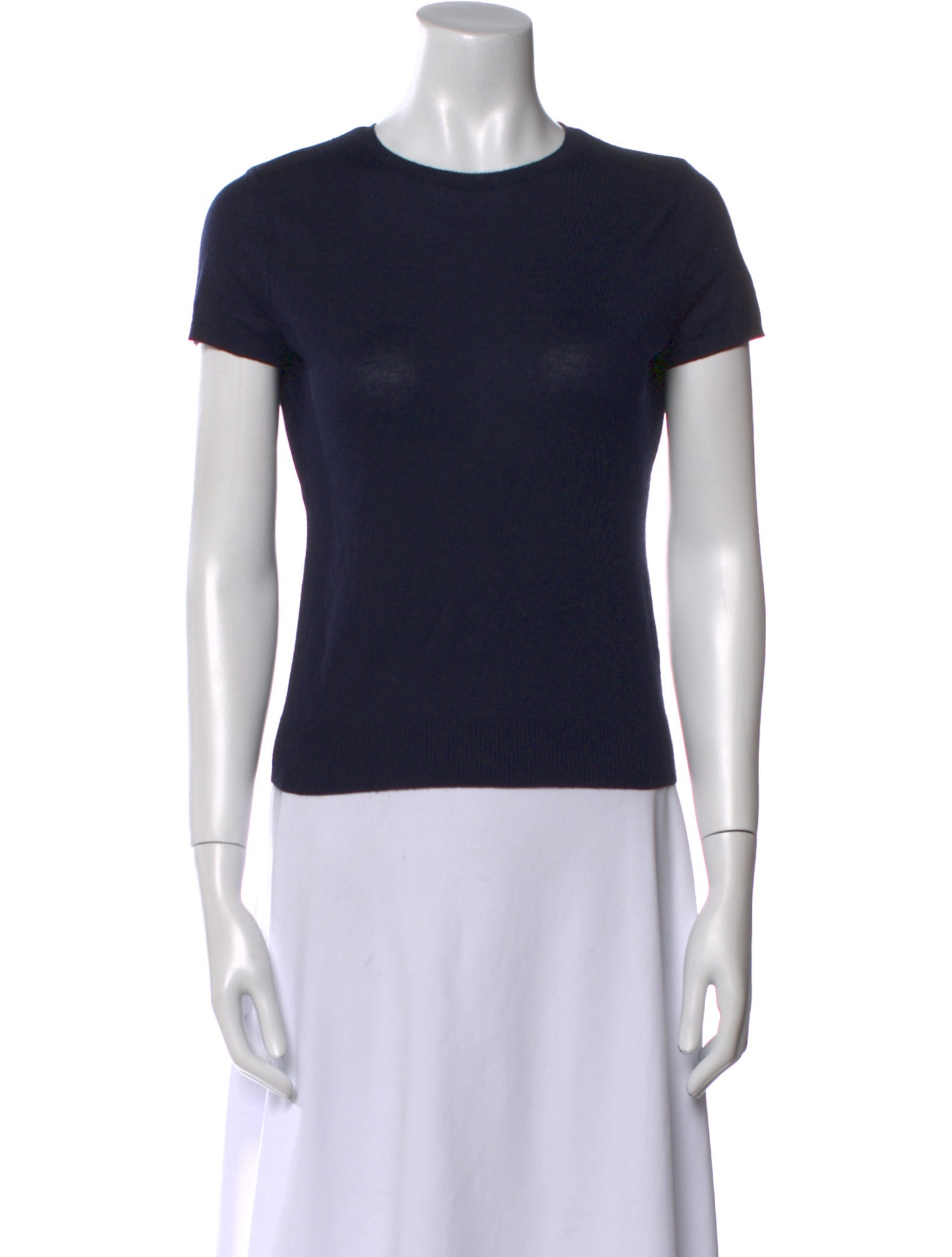 Ralph Lauren Collection Silk Crew Neck Sweater