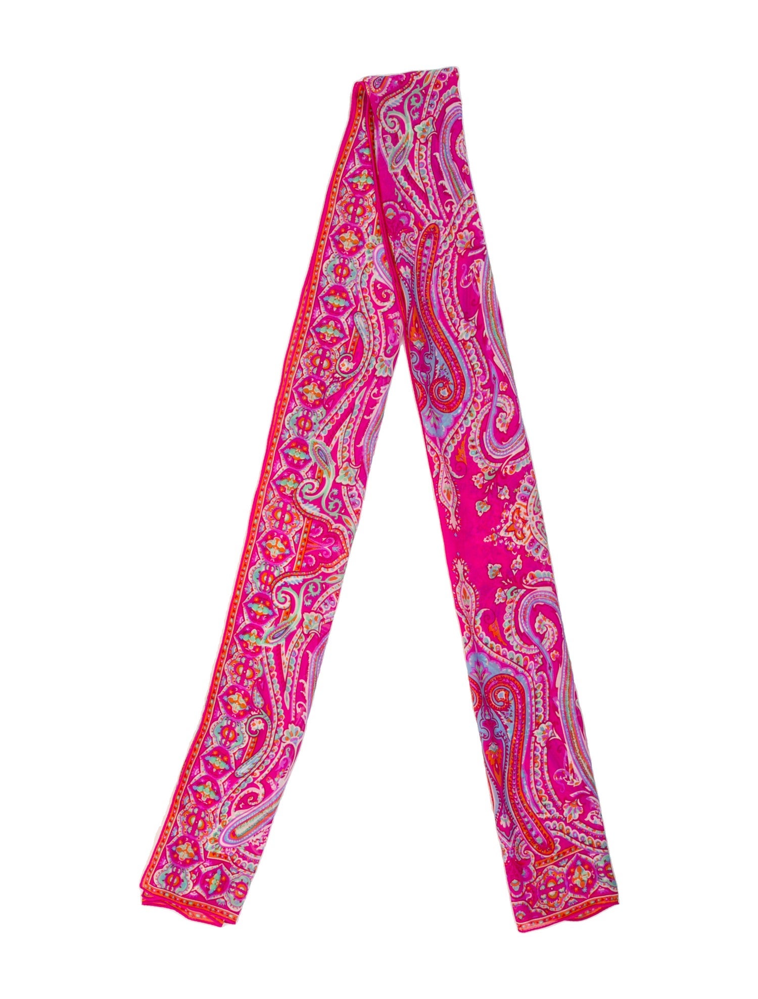 Ralph Lauren Collection Silk Paisley Print Scarf