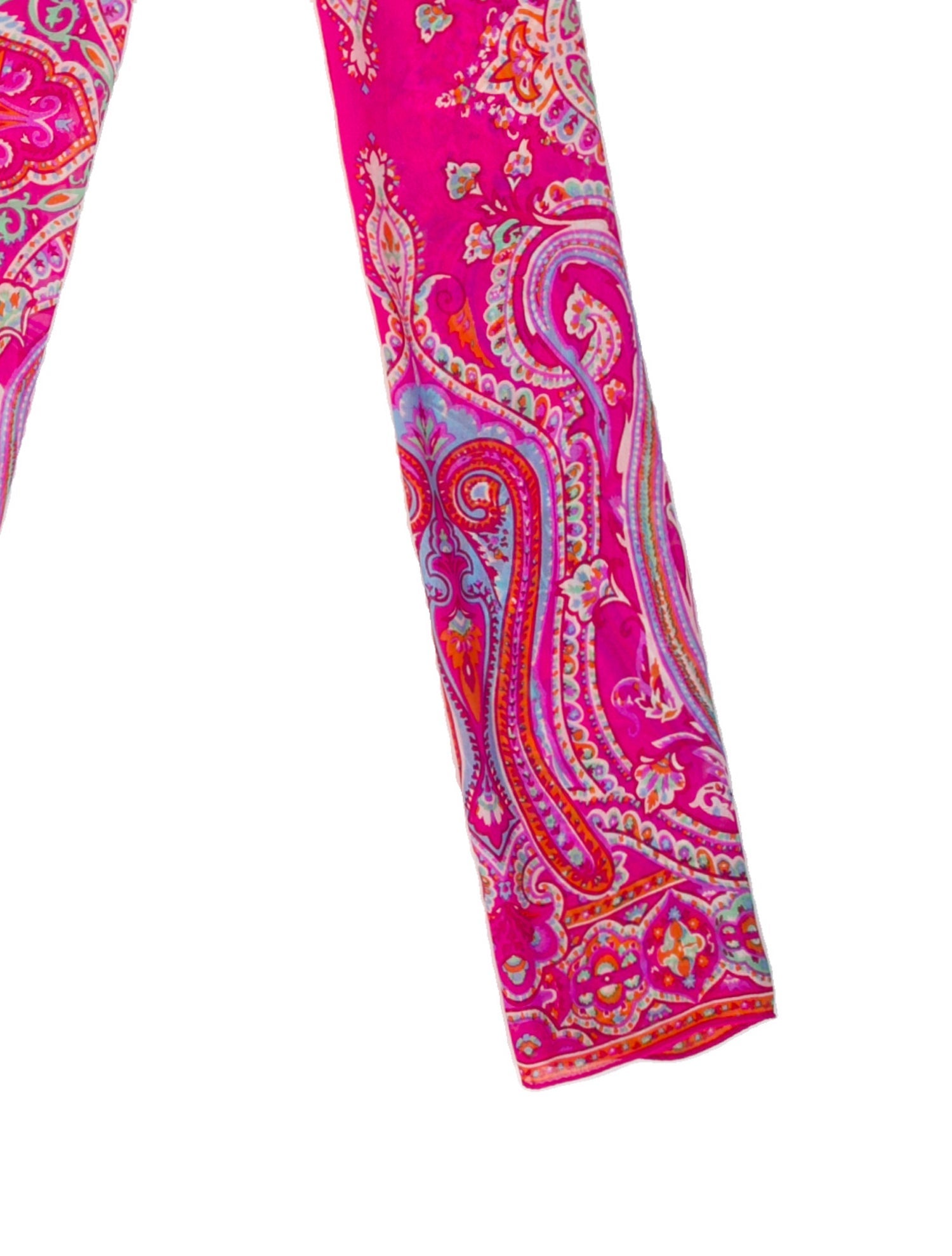 Ralph Lauren Collection Silk Paisley Print Scarf