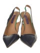 Ralph Lauren Collection Leather Slingback Pumps