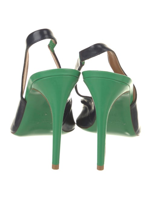 Ralph Lauren Collection Leather Slingback Pumps