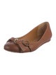 Ralph Lauren Collection Leather Ballet Flats