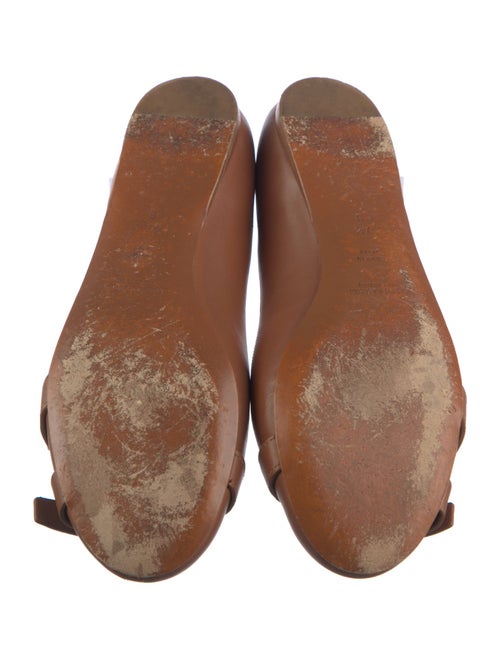 Ralph Lauren Collection Leather Ballet Flats
