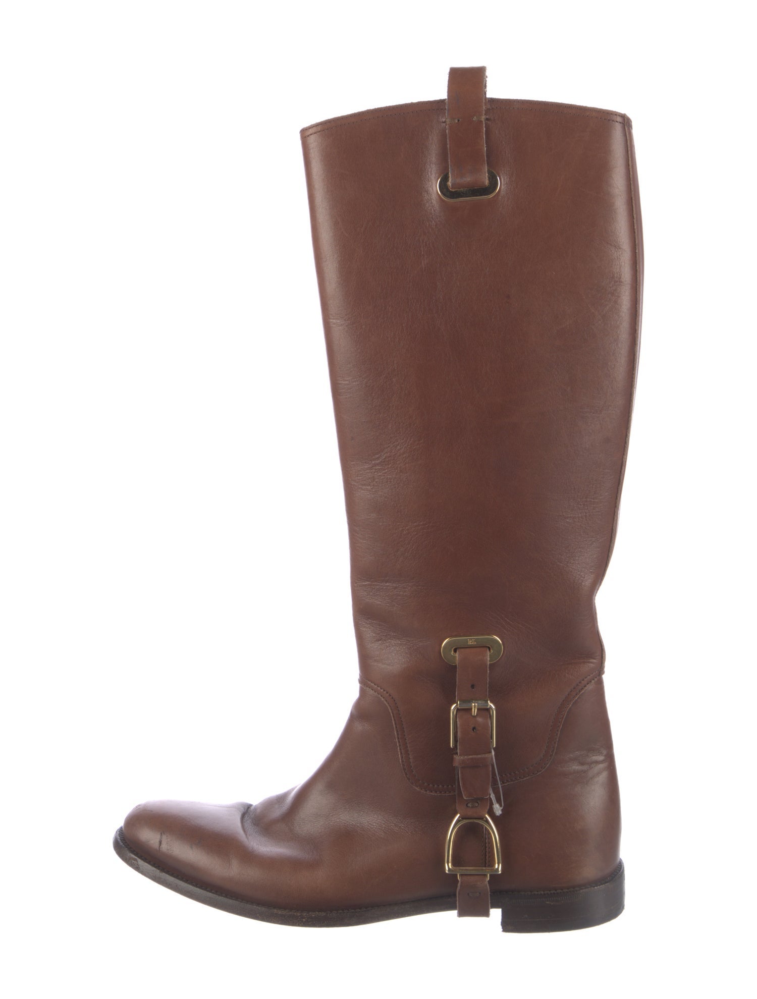Ralph Lauren Collection Leather Riding Boots