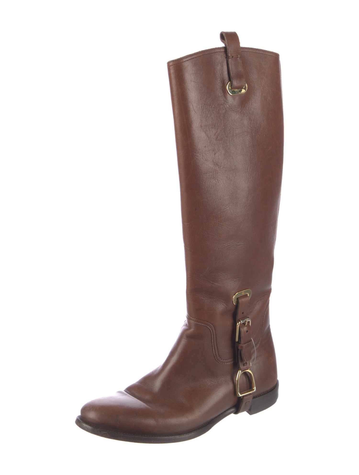 Ralph Lauren Collection Leather Riding Boots