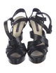 Ralph Lauren Collection Leather Slingback Sandals