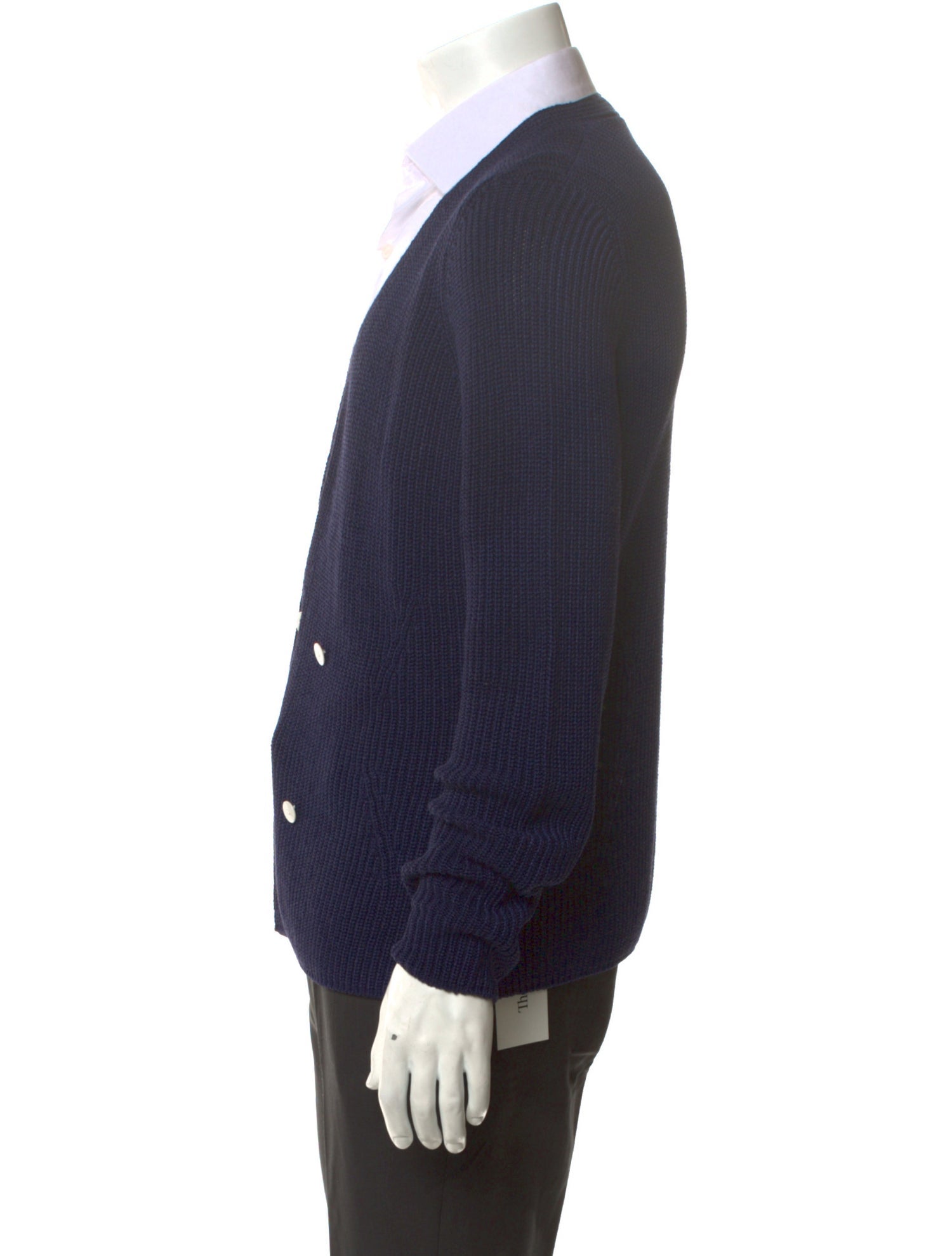 Ralph Lauren Purple Label Silk V-Neck Cardigan