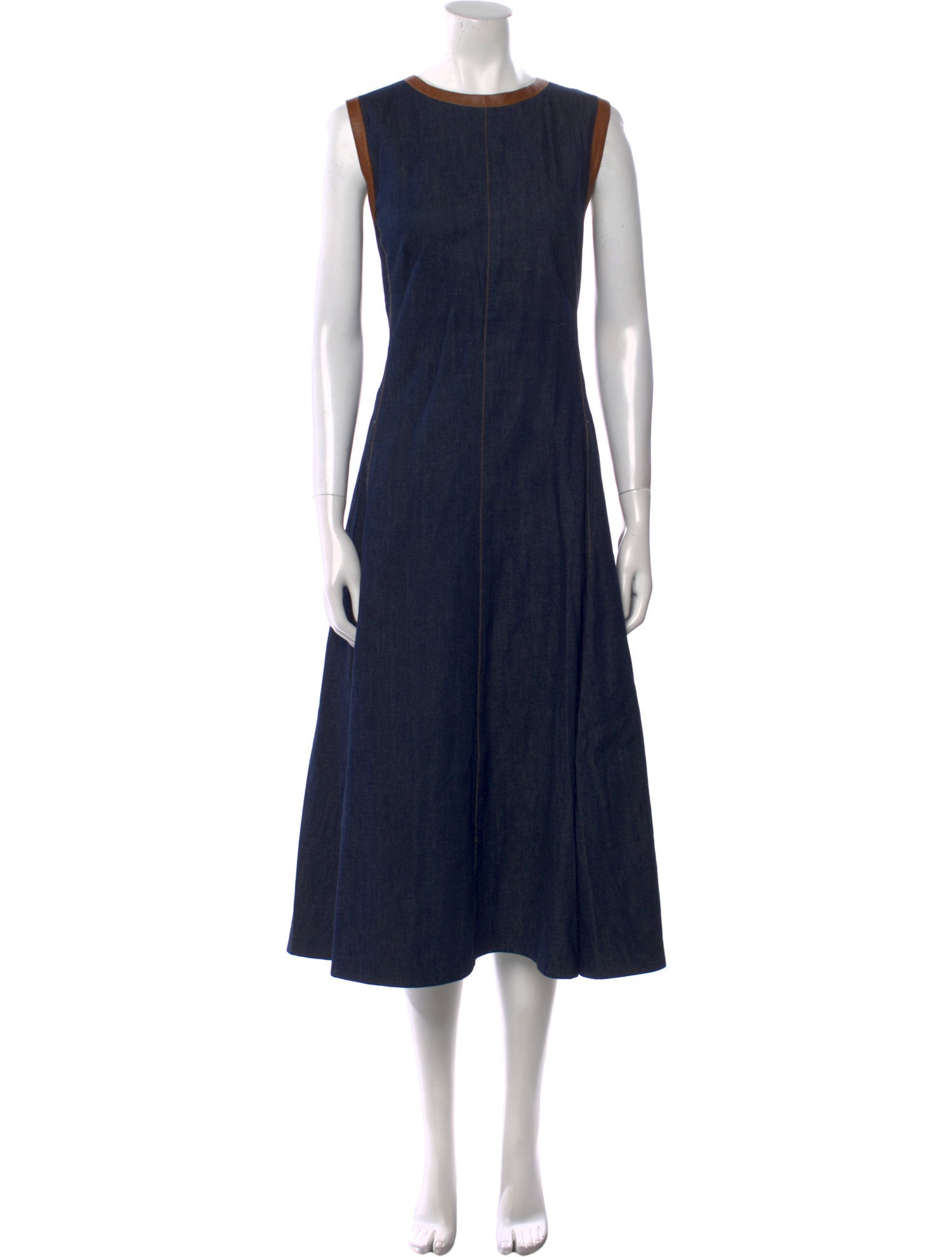 Ralph Lauren Collection Crew Neck Long Dress