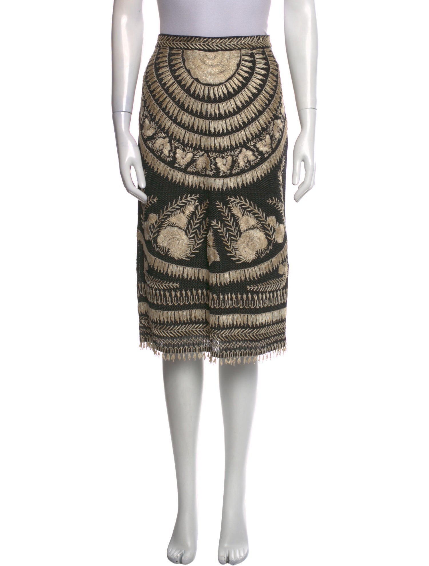 Ralph Lauren Collection Printed Knee-Length Skirt