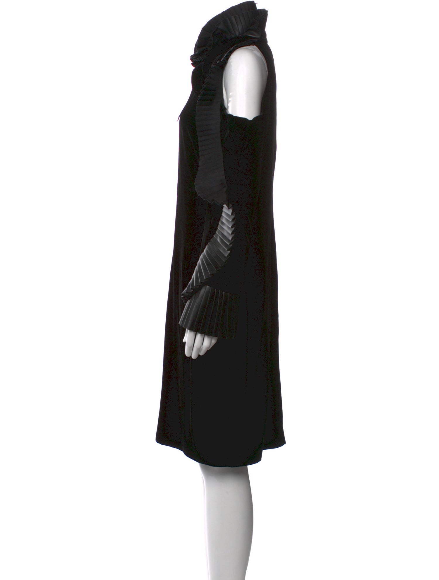 Ralph Lauren Collection Mock Neck Knee-Length Dress