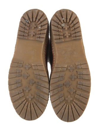 Ralph Lauren Collection Leather Printed Sock Boots