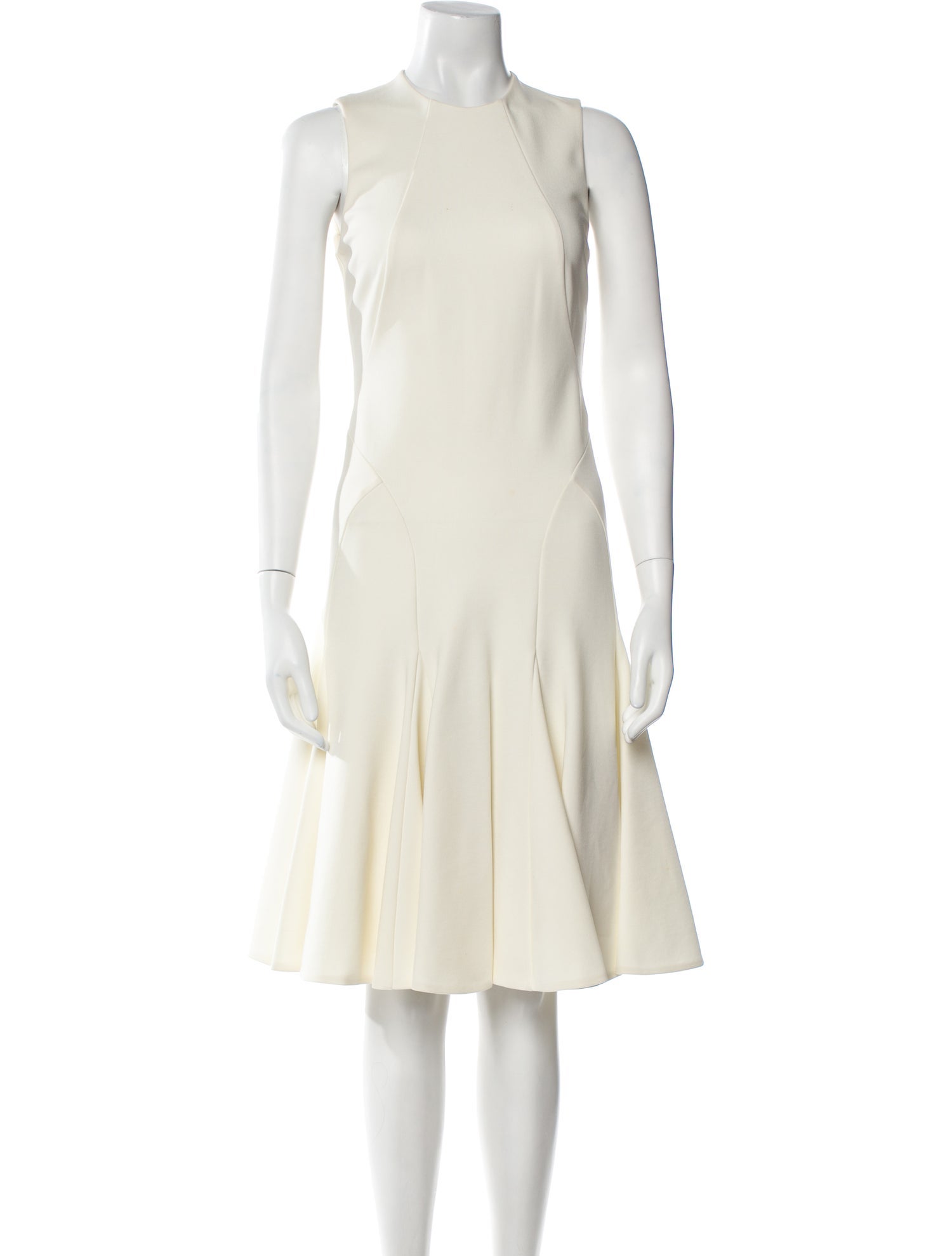 Ralph Lauren Collection Crew Neck Midi Length Dress