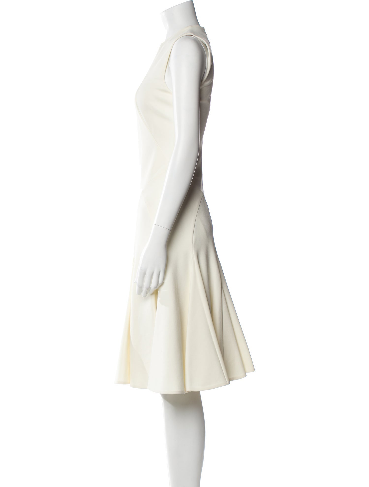 Ralph Lauren Collection Crew Neck Midi Length Dress