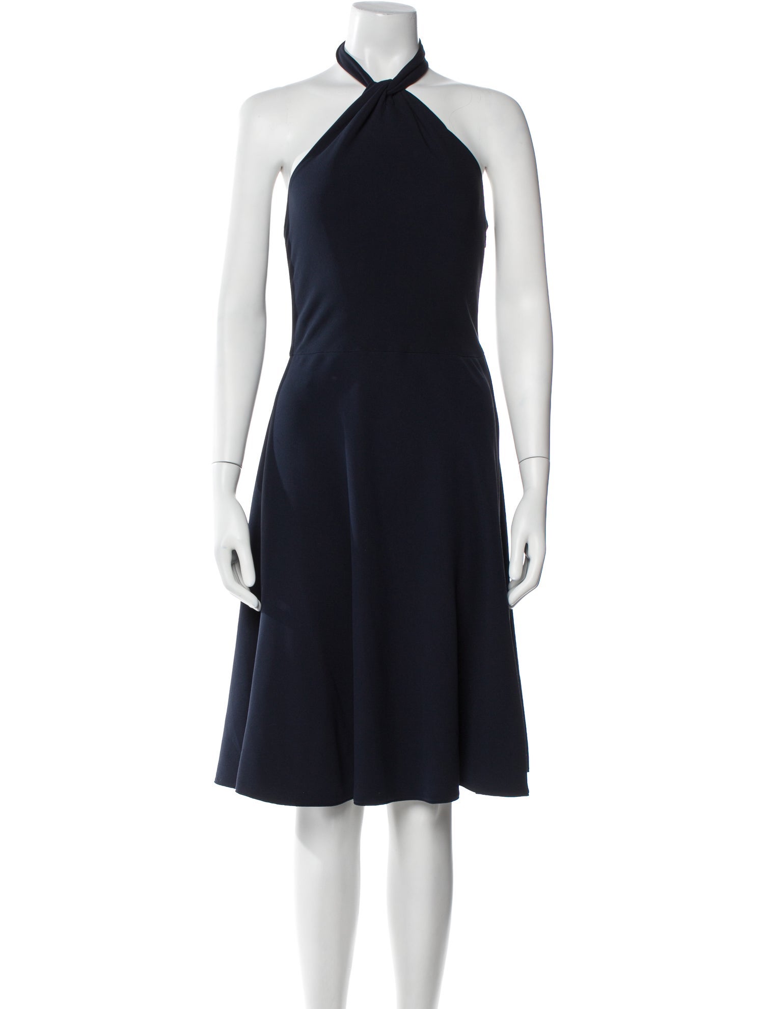 Ralph Lauren Collection Silk Knee-Length Dress