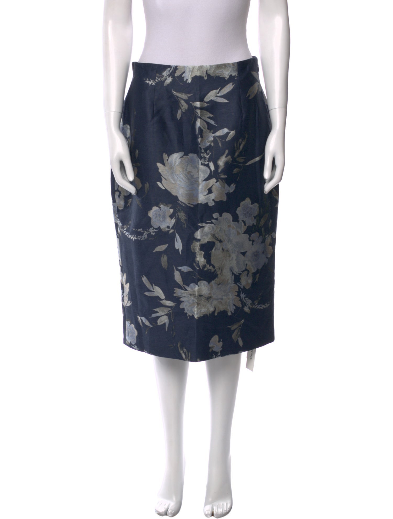 Ralph Lauren Collection Floral Print Knee-Length Skirt w/ Tags