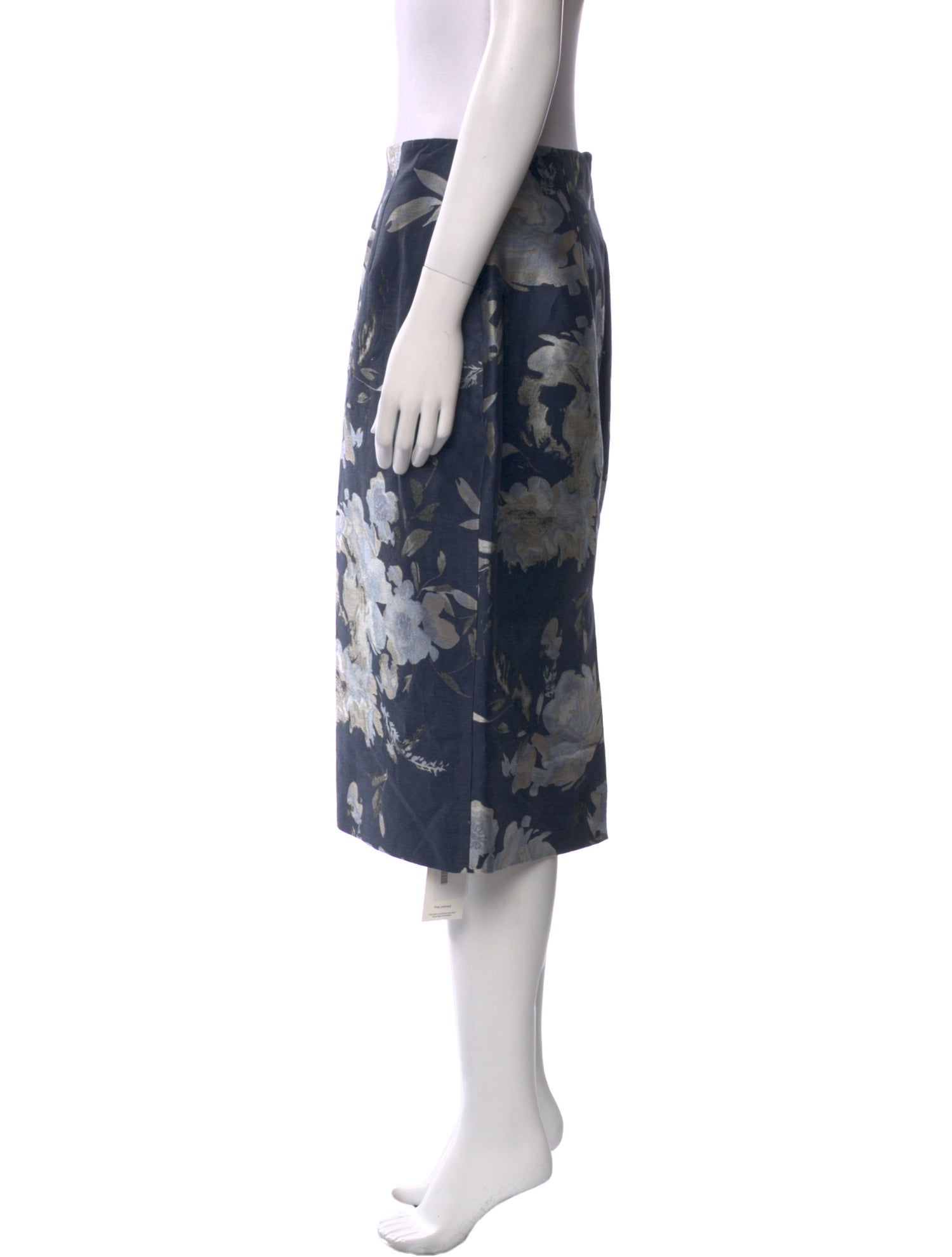 Ralph Lauren Collection Floral Print Knee-Length Skirt w/ Tags