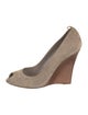 Ralph Lauren Collection Suede Colorblock Pattern Pumps