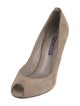 Ralph Lauren Collection Suede Colorblock Pattern Pumps