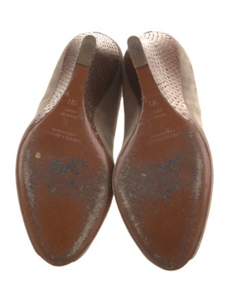 Ralph Lauren Collection Suede Colorblock Pattern Pumps