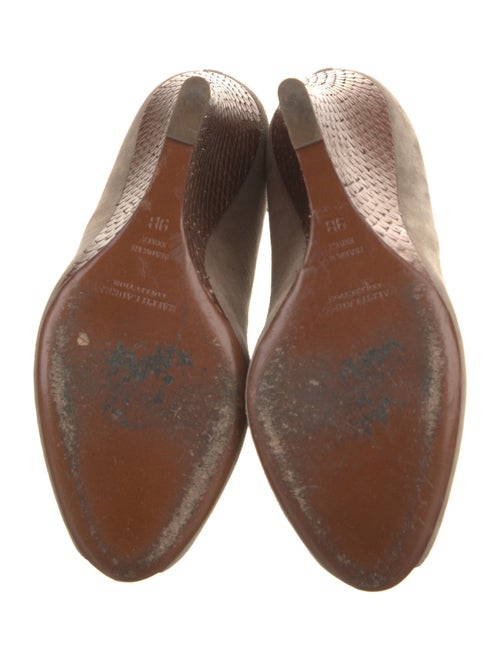 Ralph Lauren Collection Suede Colorblock Pattern Pumps