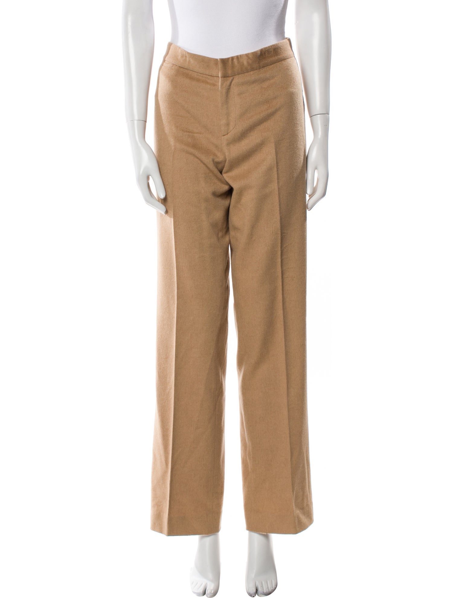 Ralph Lauren Collection Camel Hair Wide Leg Pants