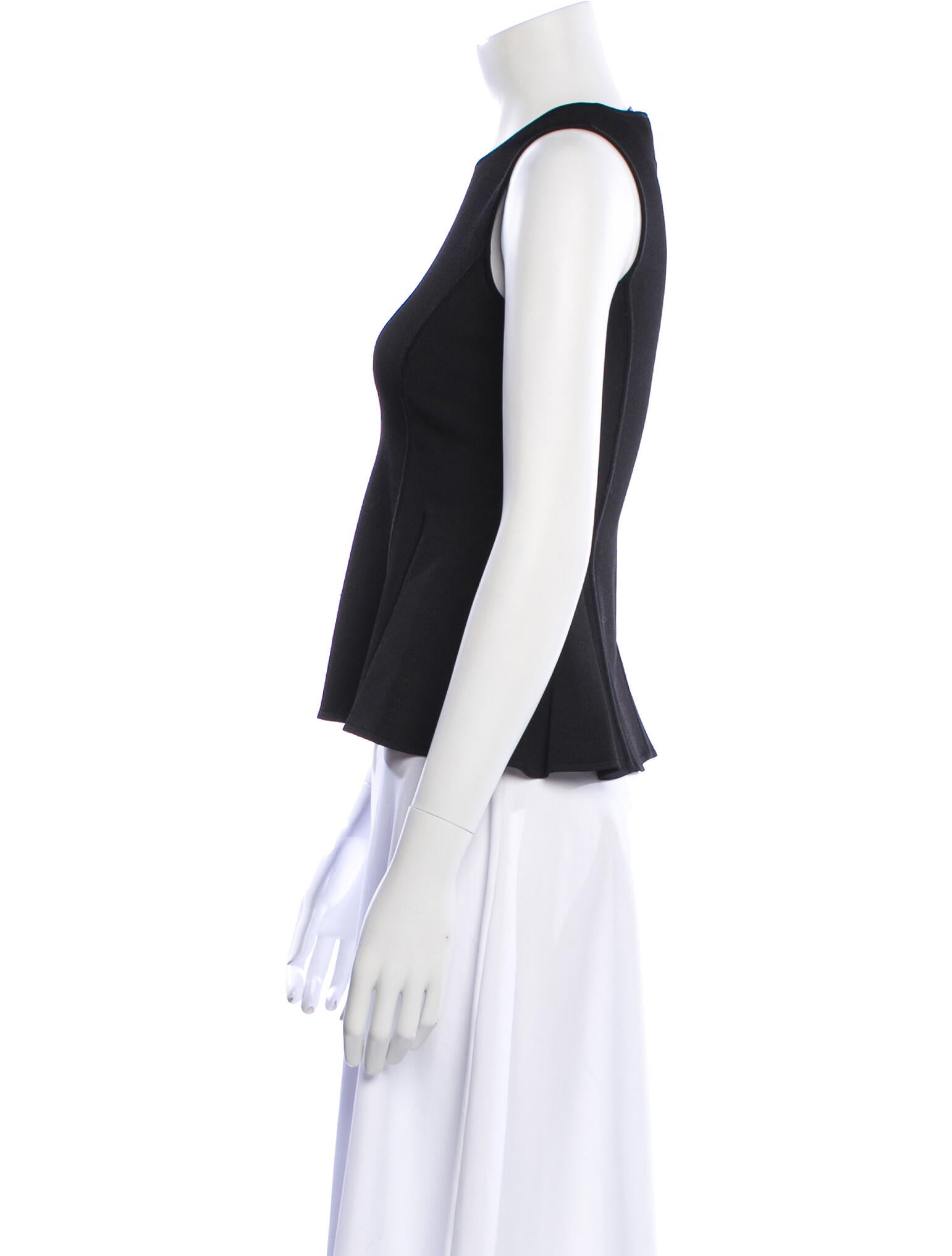 Ralph Lauren Collection Crew Neck Sleeveless Top