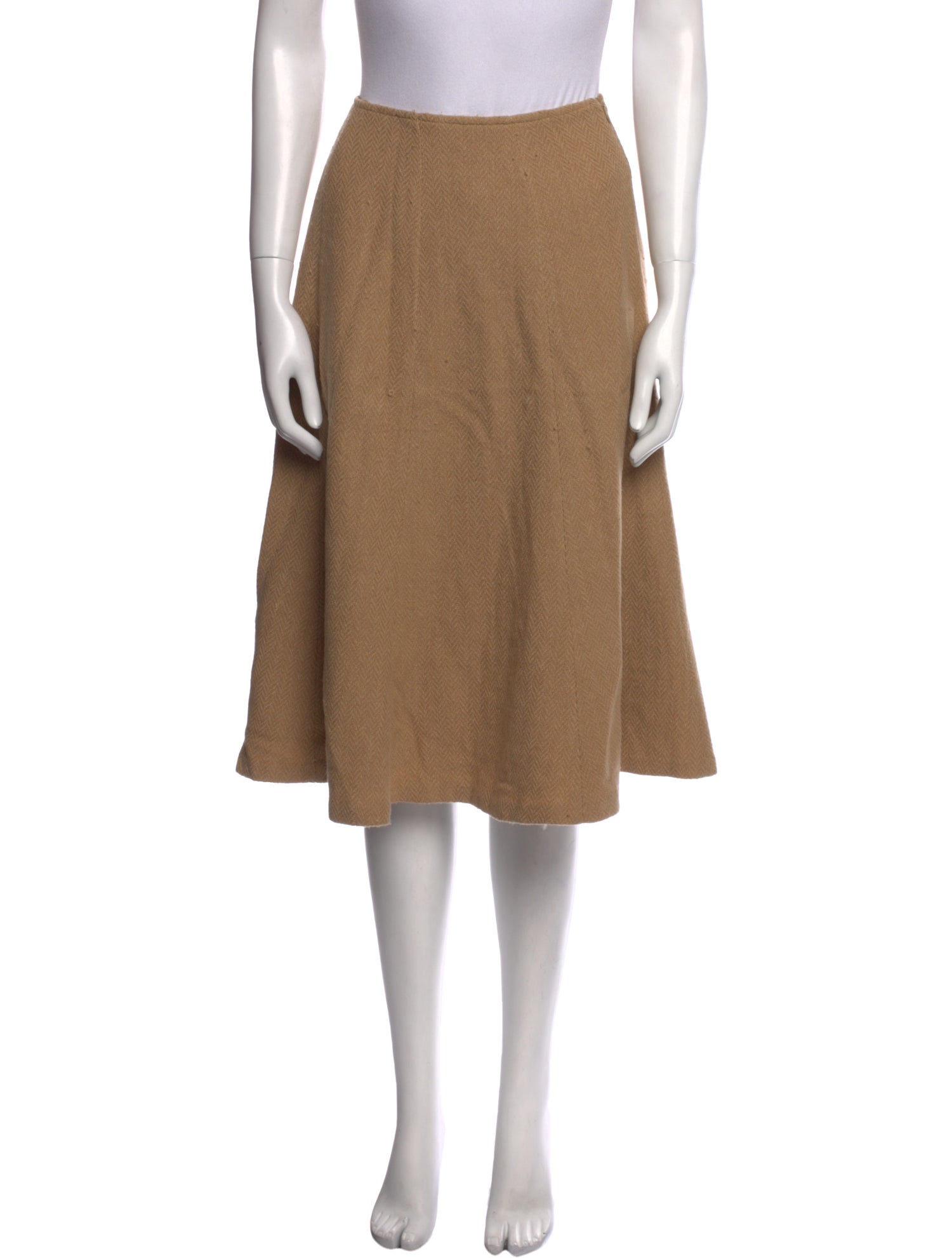 Ralph Lauren Collection Wool Knee-Length Skirt